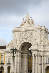 Fototapeta na wymiar Rua Augusta Arch; Lisbon