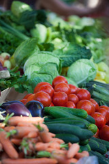 Gemüse auf dem Markt