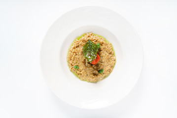 italian risotto with mushrooms