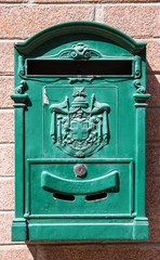 Beautiful old mailbox .