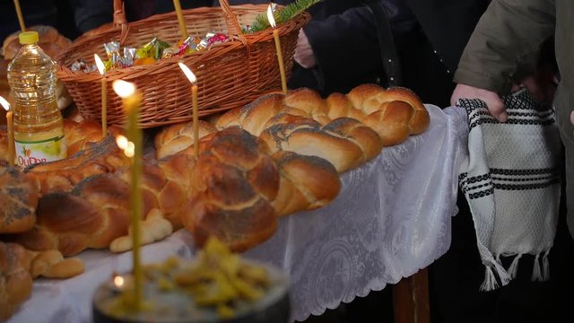 Christian tradition funeral slow motion