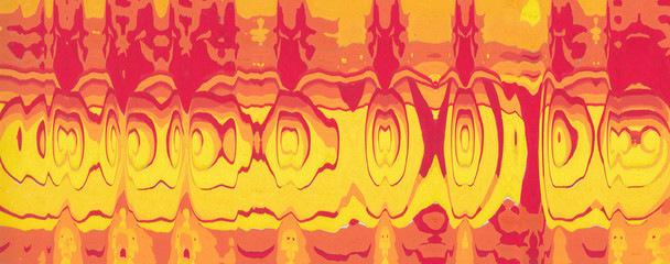 Corrugated abstract background. Poster color on paper and created by scanner. Multicolored background.