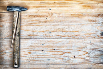Hammer with a broken handle