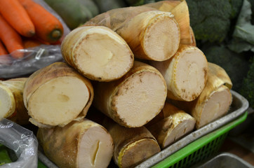 Fresh bamboo shoots