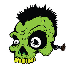 punk skull