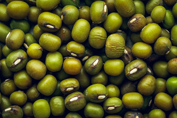 Mung beans macro Background