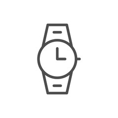 Wrist watch line icon