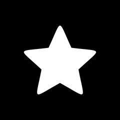 Bookmark star vector icon