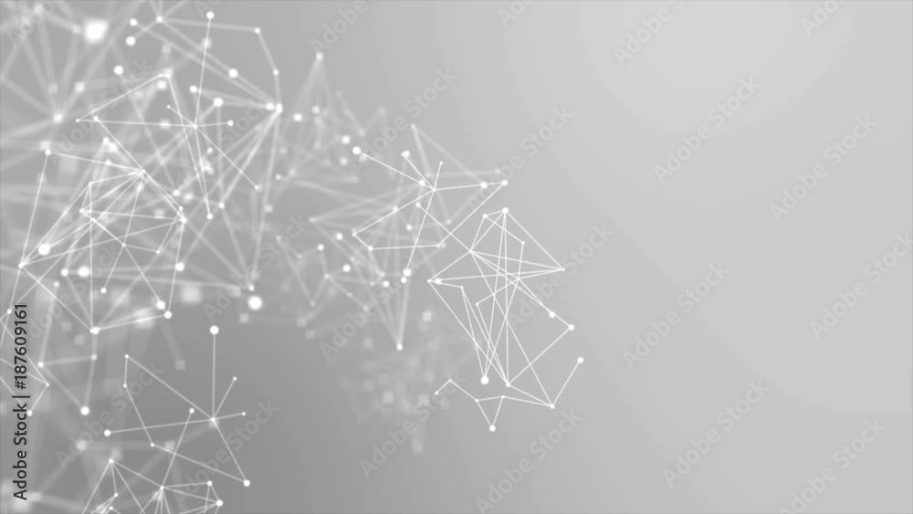 Poster 4k abstract background dot circle with connection for futuristic network cyber connect concept with 