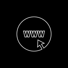 Internet vector icon