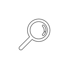 Magnifier vector icon