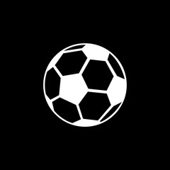 Soccer ball vector icon