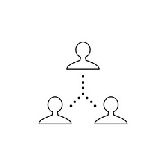 Networking vector icon