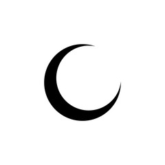 Moon phase vector icon