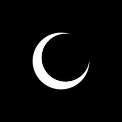 Moon phase vector icon