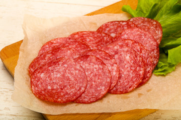 Fototapeta premium Salami sausage