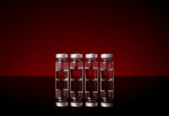 Medical Vials isolated