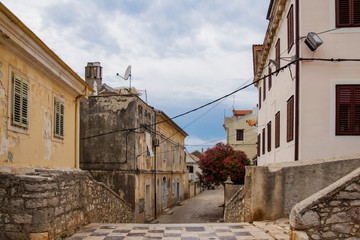 Fototapeta na wymiar typical place in a small Croatian village