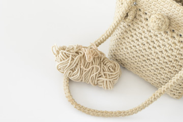 Obraz premium 編み物 毛糸玉