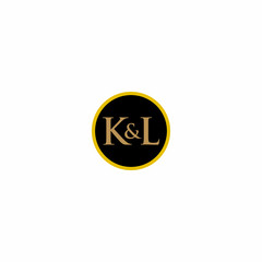 K&L Initial Logo Vector