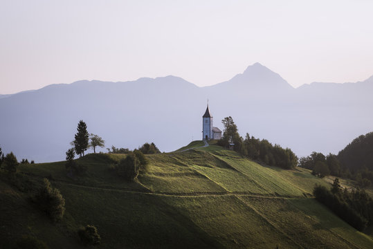 Slowenia Kranj, Church of Saints Primus and Felician in Jamnik