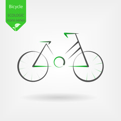 Bike icon vector