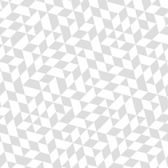 Geometric pattern with siilver and white triangles. Geometric modern ornament. Seamless abstract background