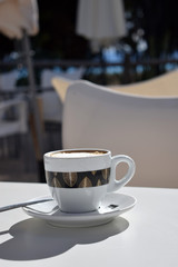cup of coffee for breakfast