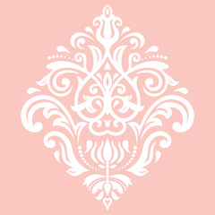 Classic seamless white pattern. Traditional orient ornament. Classic vintage background