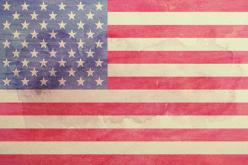 Grunge USA Flag