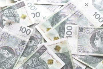 polish money background
