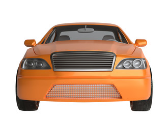 A CG render of a generic luxury sedan