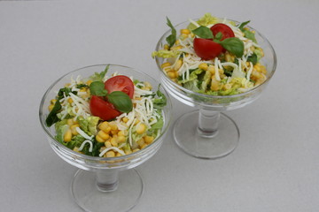 Salatbecher, Salatschale