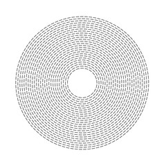 Abstract Circular Designelement on white background04