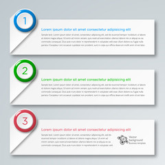 Infographics Web Banner & Label Design 