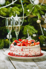 Homemade cake Red Velvet