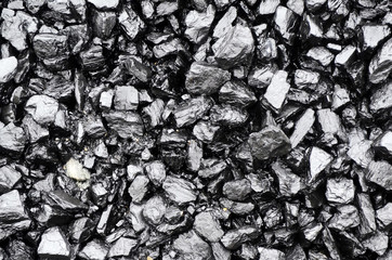 Pile of black coal
