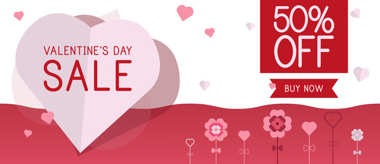 valentine's day special sale banner