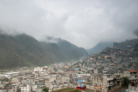 Mountain village in Almolonga, Guatemala, central America.