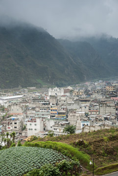 Mountain village in Almolonga, Guatemala, central America.