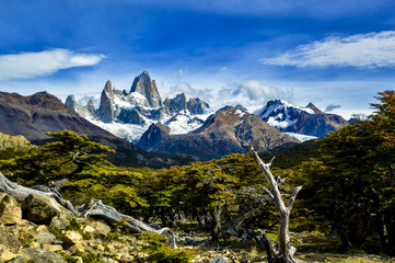 Fototapeta na wymiar Fitz Roy, Las Glaciares, Argentine