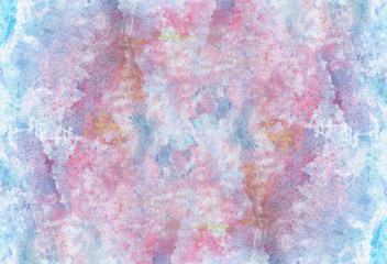 Abstract watercolor splash paper background. Colorful decorative texture.