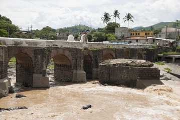 Puente Los Esclavos, founded February 17, 1592. municipality of Cuilapa, department of Santa Rosa. Guatemala