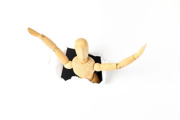 Wooden puppet