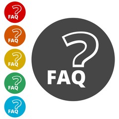 Frequently Asked Questions, FAQ icon 