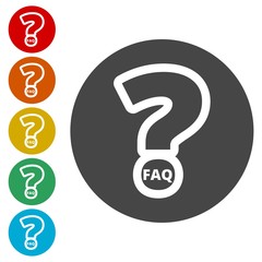 Frequently Asked Questions, FAQ icon 
