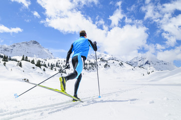 Workout beim Skilanglauf 