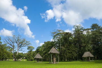 Quirigua Mayan archaeological Site on Guatemala. 400 D.C. It is located in the municipality of Los Amates, in the Department of Izabal.