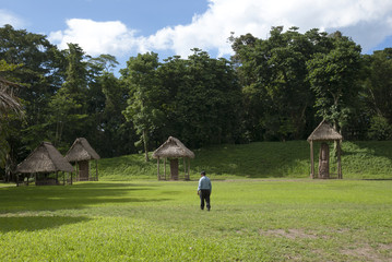 Quirigua Mayan archaeological Site on Guatemala. 400 D.C. It is located in the municipality of Los Amates, in the Department of Izabal.