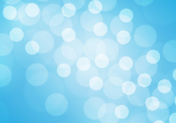Abstract blue bokeh light luxury background vector illustration.